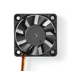 Nedis DCFAN4010BK 6500 rpm 3-pins 40 mm stil DC-computer koelventilator zwart