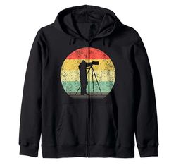 Regali di fotografia di fotografo fotocamera retrò vintage Felpa con Cappuccio