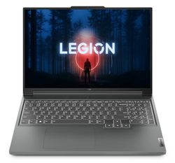 Lenovo Legion Slim 5 - Ordenador portátil 15.6" WQXGA (Ryzen 7 7840HS, 16 GB RAM, 1T GB SSD, RTX4070-8GB, Sin Sistema operativo), Gris Tormenta - Teclado QWERTY Español