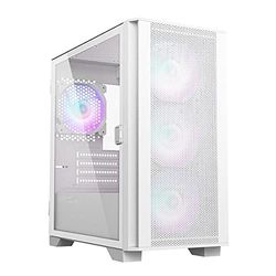 Montech Air 100 ARGB, Mini-Torre, Vidrio Templado, Blanco