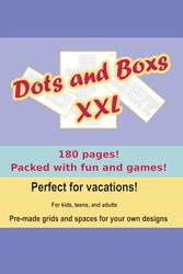 Dots and Boxs book - You can play anywhere with just a pen: The perfect travel companion, whether you’re are.