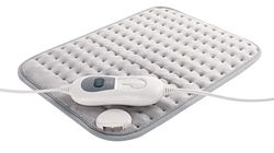Almohadilla eléctrica lumbar 100W 40x30cm, alivia dolores, ideal para terapia y relajación muscular.