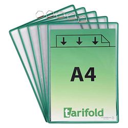 Tarifold 154505 - Pannello espositore sospeso, formato DIN A4, colore: Verde