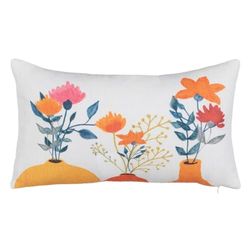 BigBuy Home Cojín Poliéster Jarrón 50 x 30 cm