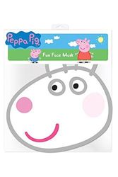 Star Cutouts Ltd SM109 Official Peppa Pig Star Cutouts 1 X Cardboard Full Face and Fancy Dress Mask Includes Tabs and Elastic