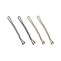 Manicare Passepoils Bobby pins prise sûre, Marron, 12-count