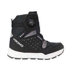 Viking Espo Reflex Warm GTX Boa, Scarpone da Neve, Black/Black, 38 EU Larga