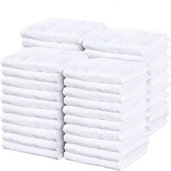 Simpli-Magic 79118 - Asciugamani morbidi in spugna di cotone, 35,6 x 43,2 cm, confezione da 60, colore: Bianco