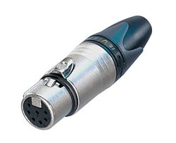 Neutrik XLR-Steckverbinder Buchse, gerade Polzahl : 7 Argent NC7FXX 1 St.