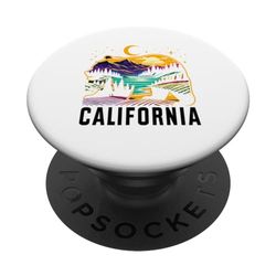 California Bear Wildlife Natura Escursionismo Trekking Escursion PopSockets PopGrip Intercambiabile