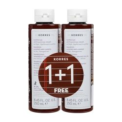 Korres 1 + 1 set Almond and Linseed Shampoo 500 ml (16.9 oz.)