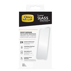 Otterbox 77-88909 Value Glass-screenprotector voor iPhone 14/iPhone 13/iPhone 13 Pro, gehard glas, x2 krasbescherming, bescherming tegen vallen en splinters,Helder/Zwart