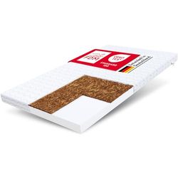 FDM Babycoco Colchón de Espuma, Poliéster, Blanco, 70 x 120 cm