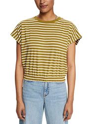 edc by ESPRIT T-shirt för kvinnor, 361/oliv 2, XS
