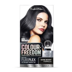 Colour Freedom Metallic Stone Grey Permanent Hair Dye with PurePlex. Ultra Glossy Conditioning Hair Colour. 100% grey coverage. By Knight & Wilson.