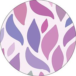 Bonateks, Round Digital Printed Mouse Pad, Non-Slip Base, for Office and Home, Diameter:22cm