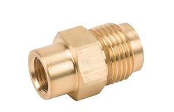 cyclingcolors raccord nettoyeur haute pression rapide universel connecteur flexible, laiton M/F 1/2"x3/8"