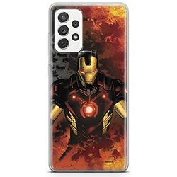ERT GROUP mobiltelefonfodral för Samsung A73 5G originalt och officiellt licensierat Marvel mönster Iron Man 003 optimalt anpassad till formen på mobiltelefonen, fodral tillverkad av TPU-plast