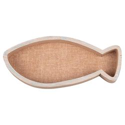 Villa d'Este Home Tivoli 1996 Poissons Vide Poches/Cintre en Bois, océan