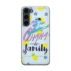 ERT GROUP mobiel telefoonhoesje voor Samsung S23 PLUS origineel en officieel erkend Disney patroon Stich 004 optimaal aangepast aan de vorm van de mobiele telefoon, hoesje is gemaakt van TPU
