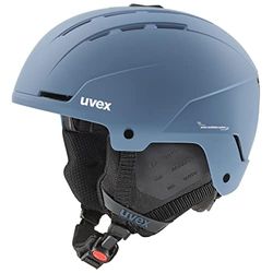 uvex Stance Casque de Ski Adulte Unisexe, Stone Blue Matt, 51-55 cm