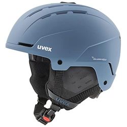 uvex stance, Skihelm Unisex-Volwassene, stone blue matt, 51-55 cm