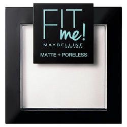 Maybelline Matte Setting Powder, Fit Me! Matte & Poreless Translucent Setting Powder, Oil Control, Blends Smoothly & Evenly, Natural Finish, Long Wearing, Pore Minimizing, 090 Translucent