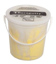 CanDo TheraPutty Antimicrobial - Therapeutic modelling clay - 5 lb - yellow (very light)