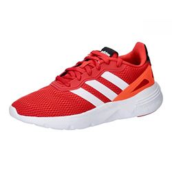 adidas Hardloopschoenen Nebzed Cloudfoam heren Schoenen , Better Scarlet Ftwr White Solar Red , 47 1/3 EU