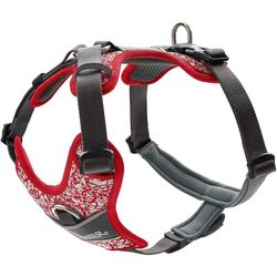 Harnais Divo Reflect Couleur Rouge/Gris Taille M