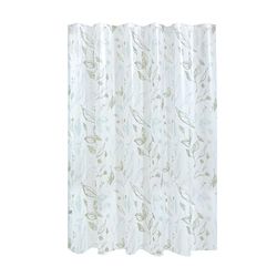iDesign Rideau de Douche en PEVA résistant à l'eau – 12 œillets métalliques résistants à la Rouille pour Douche/Baignoire – Parfait pour Salle de Bain Principale/d'invités – 182,9 x 182,9 cm –