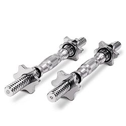 PROIRON Halterstang 35,5 cm (35,5 cm) Spinlock halterhandgrepen, standaard 2,5 cm (per stuk met 4 metalen Spinlock-halsbanden)