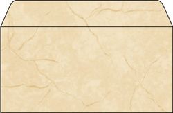 SIGEL DU185 Enveloppes motif granit beige, format DL (11 x 22 cm), 50 pièces
