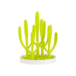 TOMY Boon Sprig Countertop Drying Rack, Stylish Nursery Product to Hold up to 8 Bottles and Sippy Cup Parts, BPA Free, Green