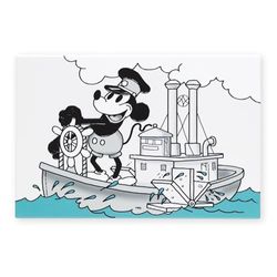 Art of Arora 2881 Steaming Ahead All at Sea Ceramic Tile Picture Plaque Wall Art 20 x 30cm