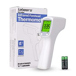 AGM Voorhoofd Infrarood Thermometer, Twee Meetmodi Contactloze Digitale LCD Handheld Thermometer, Nauwkeurige en Snelle Meting Temperatuur voor Baby, Volwassenen en Objetcs (Nieuwe Versie)
