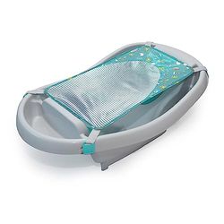 Summer by Ingenuity Bain de luxe Comfy Clean pour nouveau-ns et tout-petits, 0-24 mois