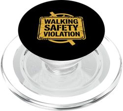 Walking Safety Violation Workplace Hazard Employee --- PopSockets PopGrip para MagSafe