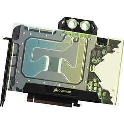 Corsair Hydro X Series XG5 RGB 3090 Ti Founders Edition Bloque de Refrigeración Líquida para GPU - para NVIDIA GeForce RTX 3090 Ti FE (Diseño con Placa Refrigerante de Cobre Niquelada) Negro