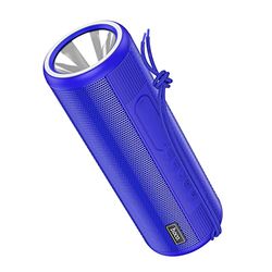 HOCO HC11 - Altoparlante wireless Bora Sport, Bluetooth V5.0, capacità della batteria: 1200 mAh, tempo di musica fino a: 2 ore, supporto Bluetooth, FM, scheda TF, disco U, AUX, TWS - blu