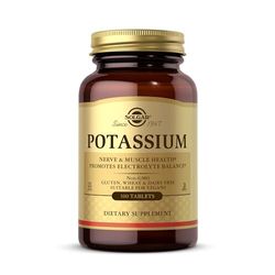 Solgar Potassium Tablets - Essential Electrolyte - Supports Nerve and Muscle Function - For Normal Blood Pressure - Vegan - 100 count (pack of 1)
