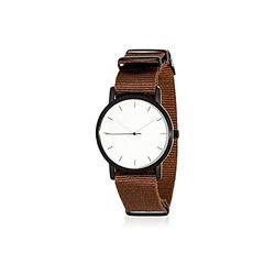 La trotteuse Reloj Analógico para Unisex Adultos de Cuarzo con Correa en Nailon LT026