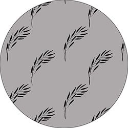 Bonateks, Round Digital Printed Mouse Pad, Non-Slip Base, for Office and Home, Diameter:22cm
