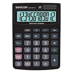 SENCOR Sec 340/12 bordsräknare, 12-siffrig display