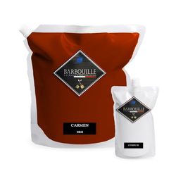 BARBOUILLE - Bar-Resina Carmin - Resina epossidica Bi-Componenti - Effetto Lucido - Pittura Parete, Soffitto, Legneria, Piastrelle e Metallo - Lavandabile - COV A+ - Made in France - 2,5 L
