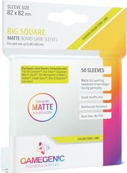 GAMEGEN!C- Matte Big Square-Sized Sleeves 82x82mm (50), Clear Color (GGS10060ML)