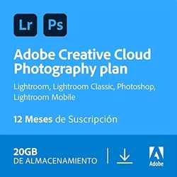 Adobe Creative Cloud 20GB Photo Subscription-Attach | Código de activación enviado por email