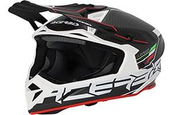 ACERBIS Casco Steel Carbon 2206 Negro/Rojo XXL