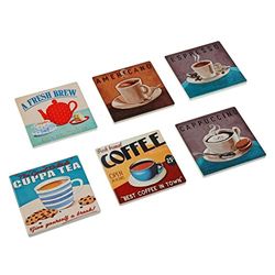 SET 6 POSAVASOS COFFEE