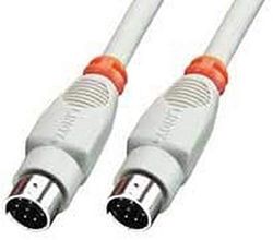 LINDY 8 pol. Mini DIN kabel St/St 2m, 31532